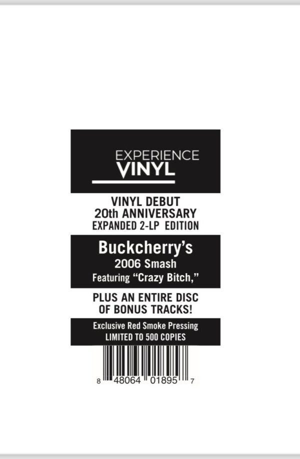 Buckcherry - 15  (2-LP Set Bonus Tracks) Colored Vinyl LP Fashion - Image 2