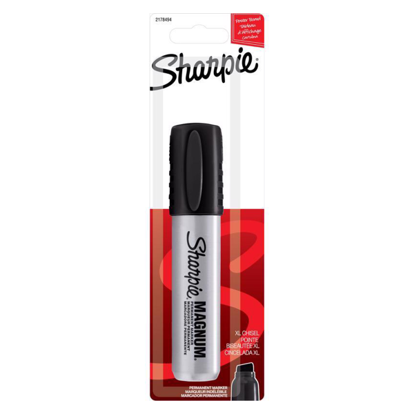 Magnum Black Chisel Tip Permanent Marker 44101PP Sale