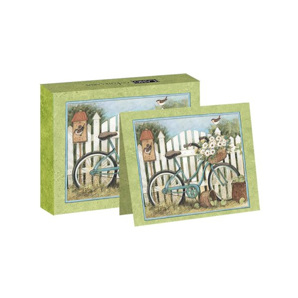 Blue Bicycle Boxed Note Cards 1005302 Fashion