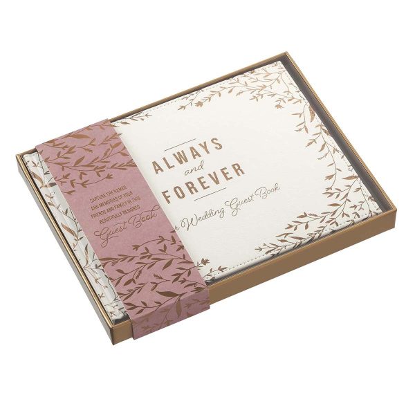 Always And Forever Wedding Guest Book GST40 Online now - Image 5