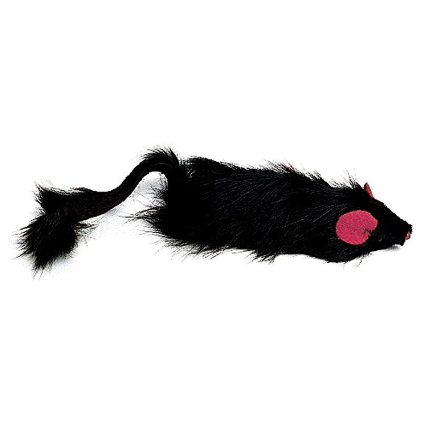Shaggy Plush Noisy Ferret Cat Toy with Rattle & Catnip 2906 For Discount