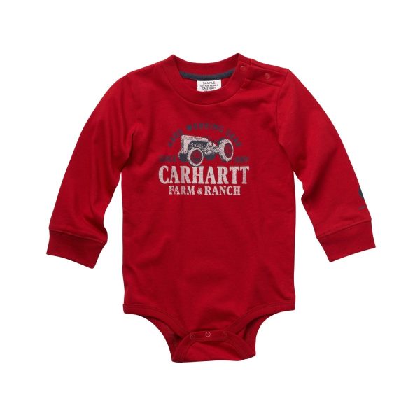 Baby Boy Crewneck Graphic Bodysuit CA6210 Fashion - Image 2