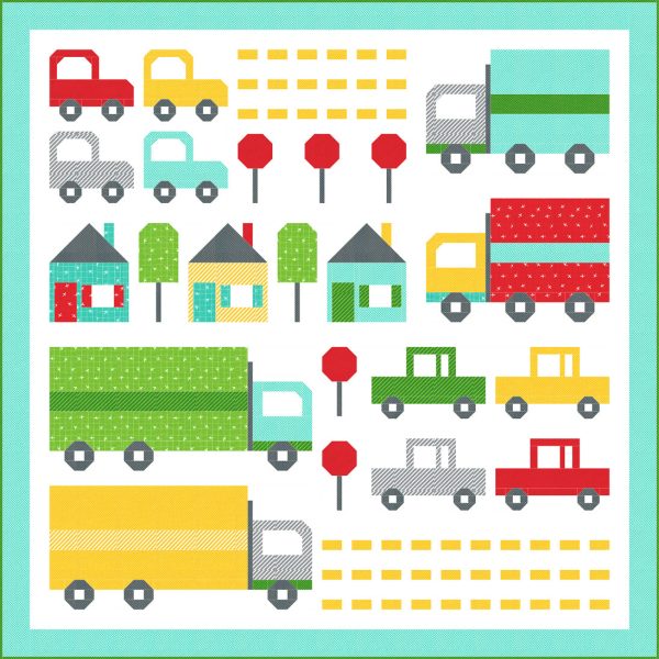 On the Go Traffic Jam Quilt Pattern SIH051 Sale - Image 3