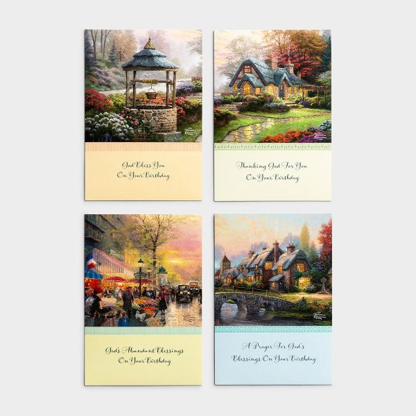 Thomas Kinkade Birthday Boxed Cards 51723 For Cheap - Image 3