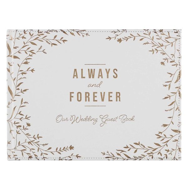 Always And Forever Wedding Guest Book GST40 Online now