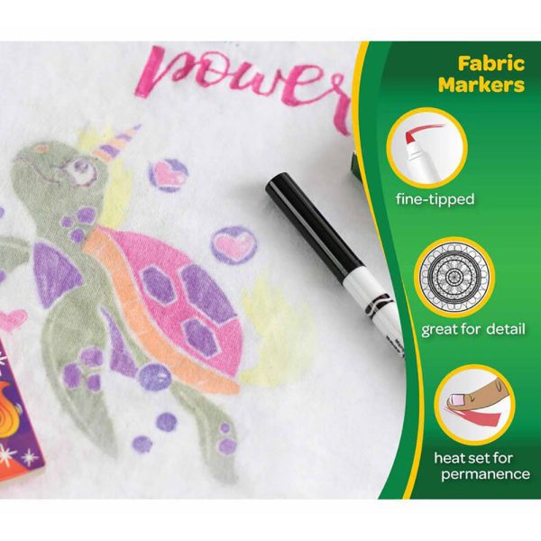10-Count Fine Line Fabric Markers 58-8626 Cheap - Image 3
