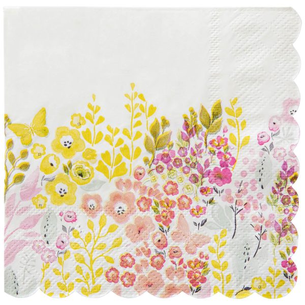 Watercolor Garden Beverage Paper Napkins TW4-24453 Discount