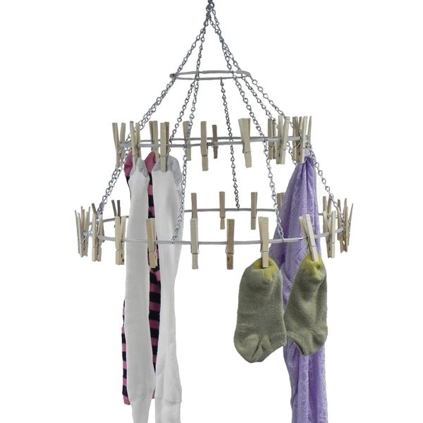 Large Sock Dryer With Wooden Pins Cheap - Image 2