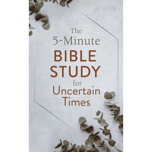 5-Minute Bible Study for Uncertain Times Book 9781643529431 Online Sale