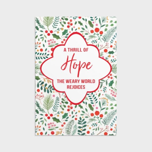 A Thrill of Hope Christmas Boxed Cards 18-count J6343 Cheap
