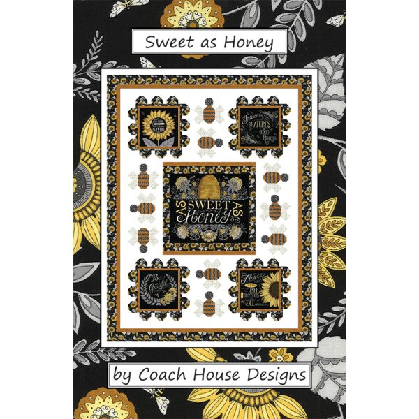 Sweet As Honey Lap Quilt Pattern CHD2005 For Sale