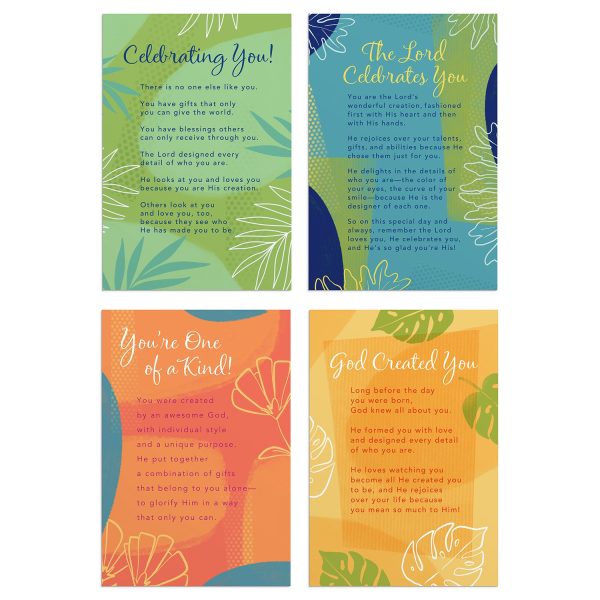 Boxed Cards Birthday Tropical with Scripture J5127 Online Sale