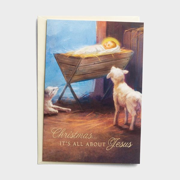Christmas... It s All About Jesus Boxed Christmas Cards J3376 For Cheap - Image 2